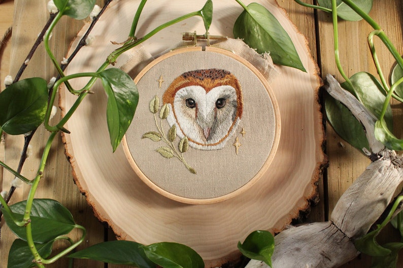 owl embroidery