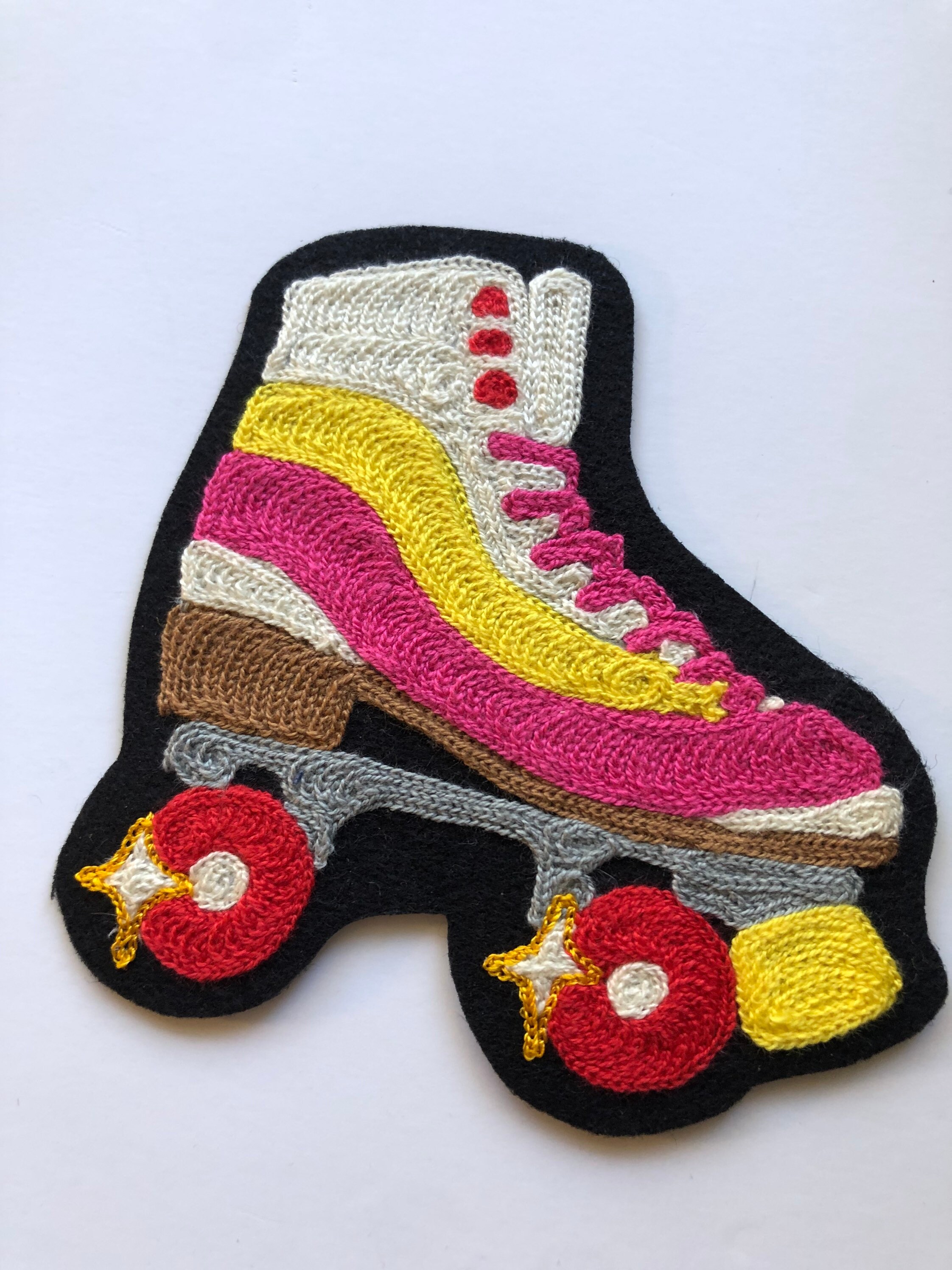 Roller Skate Iron On Patch Roller Derby Gifts Roller Skater Etsy