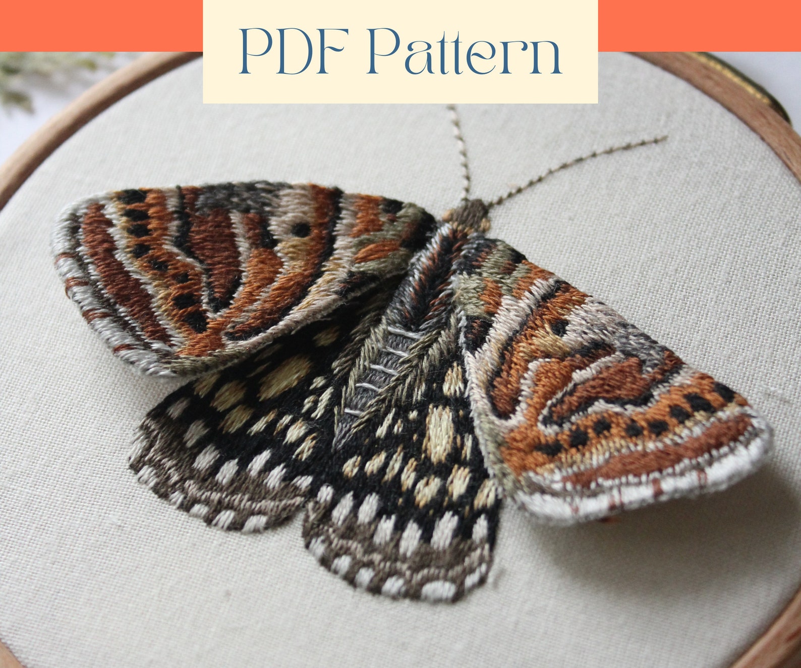 3D Insect Thread Painting Embroidery Pattern Stumpwork - Etsy
