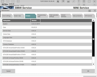 BMW ISTA+ 4.60.20 Standalone Diagnostic + Programming full activated Software Package E/F/G/I | 07/2026