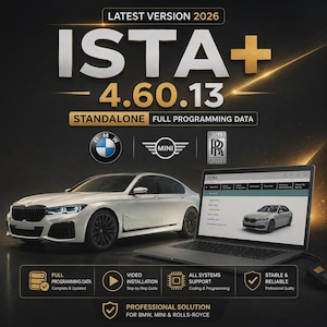 BMW ISTA+ 4.60.13 Diagnostic Software with Full Programming Data + Video Installation | Icom / K+Dcan / Enet