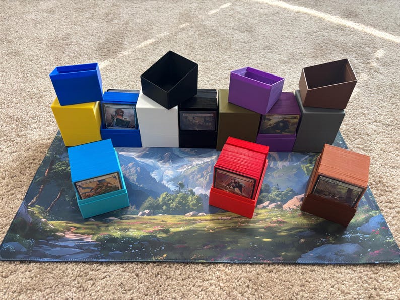 100+ Sleeved Card Box - TCG image 1
