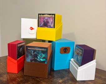 TCG Deck Box with Magnetic Badge Upgrade