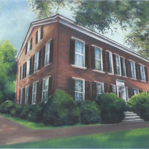 My Old Kentucky Home Chalk Pastel Print