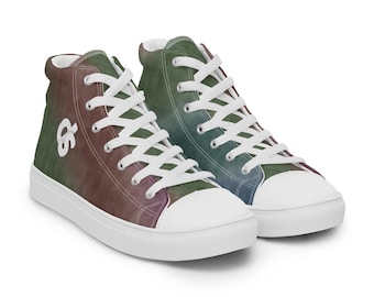 Zapatillas altas de lona para hombre DS - Acuarela