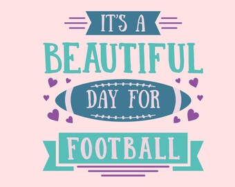 It's a Beautiful Day for Football Youth T-shirt | Football Graphic