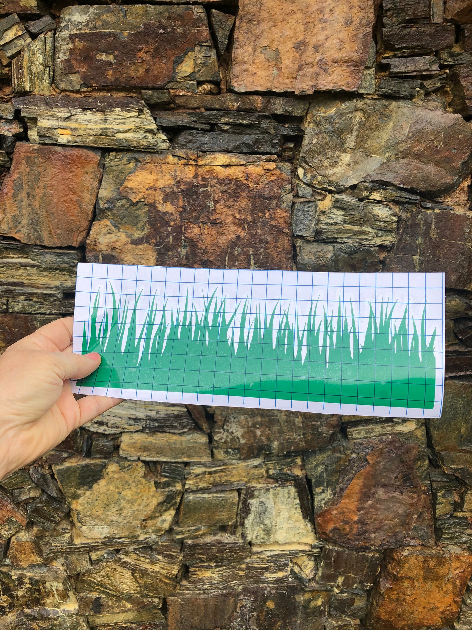 Grass vinyl window decal vinyl car decals green grass vinyl Etsy