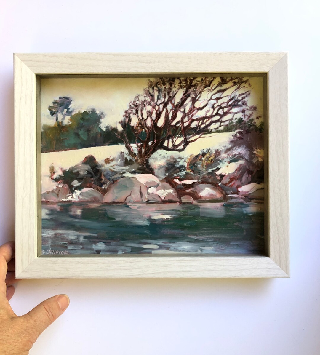 Framed Original Wall Art Victoria BC Canada Winter Etsy