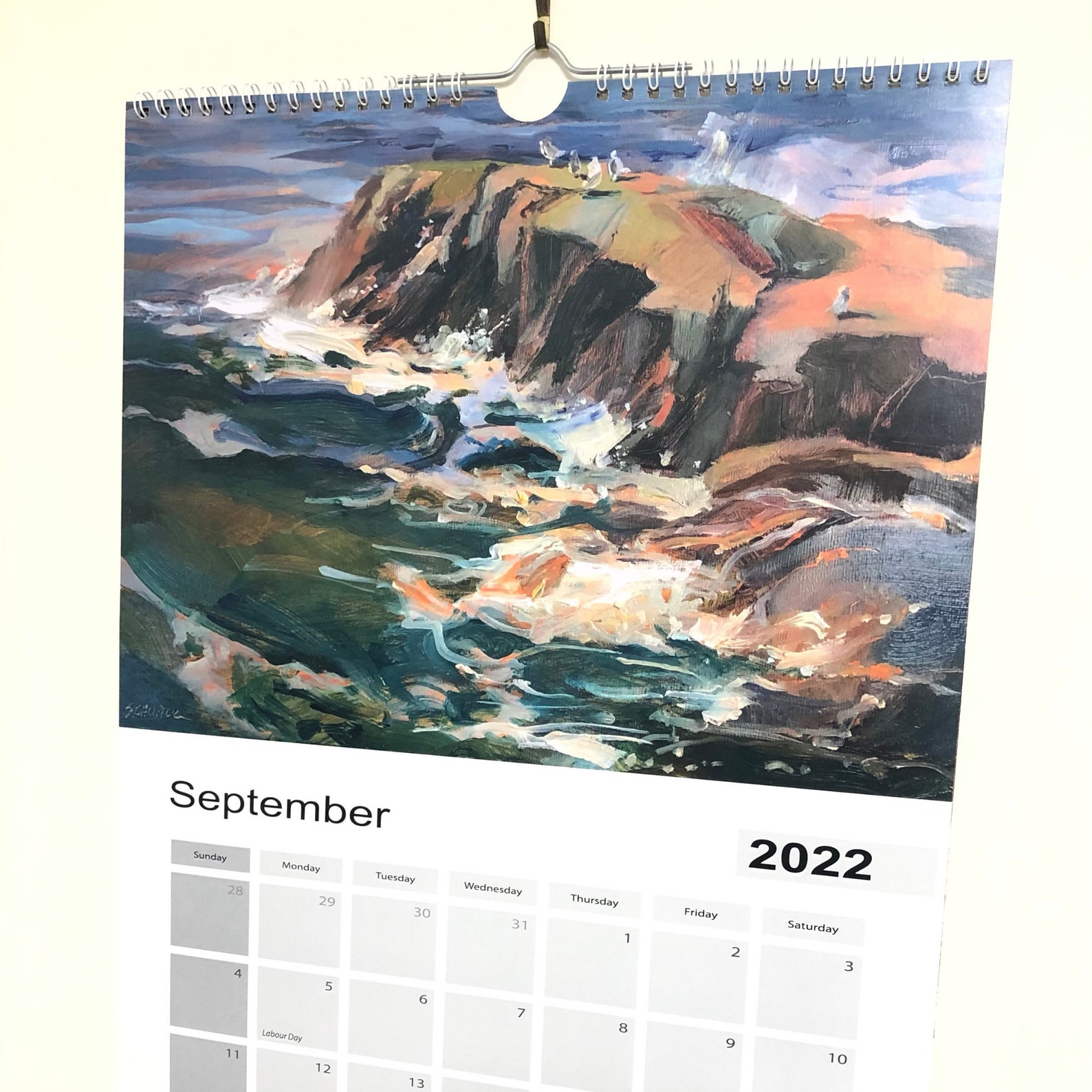 2022 Wall Calendar Vancouver Island Sally Chupick Victoria Etsy Canada