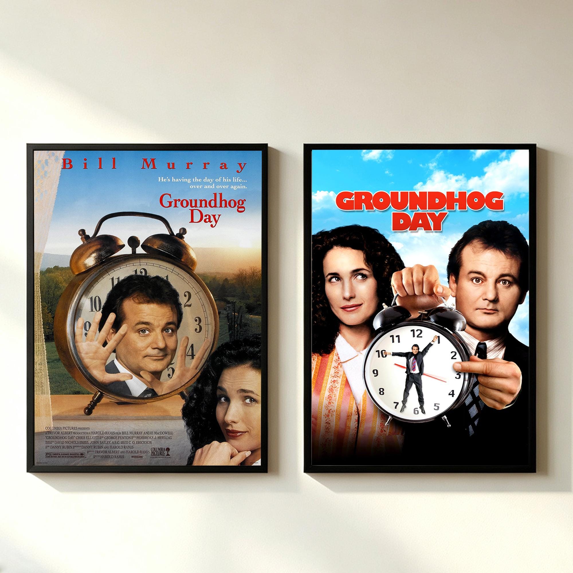 【額縁付き】 映画 グラウンドホッグデー A2 ポスター オシャレ部屋 Groundhog day movie - Etsy 日本