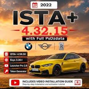 BMW ISTA+ 4.32.15 + ISTA-P 3.72 Diagnostics & Programming – multiple languages (En, De, It, Es)