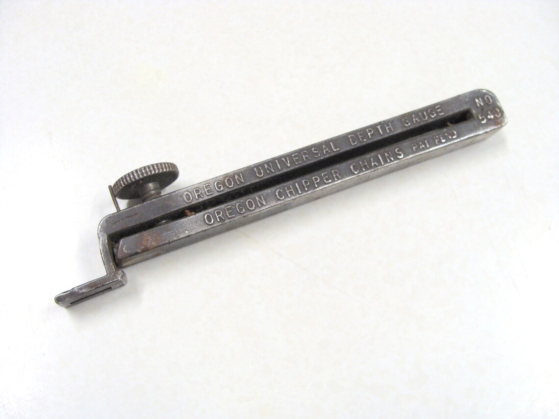 Vintge Oregon Universal Depth Gauge No. 540 for chain saws Etsy