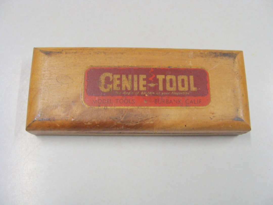 Vintage Genie Tool or Burbank CA Model Tools in Wood Box / Case Etsy