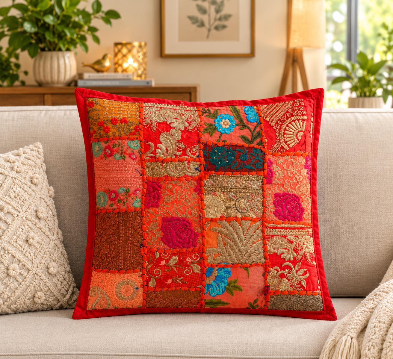 Patchwork Cushion - Etsy