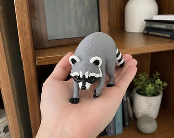 Jimothy, die Waschbärfigur, 3D-gedruckte Waschbär-Schreibtischdekoration, lustiges Geschenk für Waschbär-Fans, Sammlerstück aus dem viralen Tier-Meme