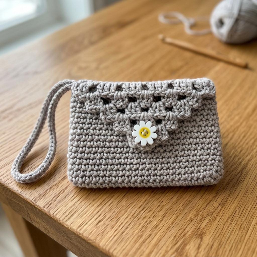 40 Small Purse Crochet Patterns for Chic, Portable Bags and Mini Accessories 18 Beginner Crochet Wallet Pattern Easy Coin Purse & Card