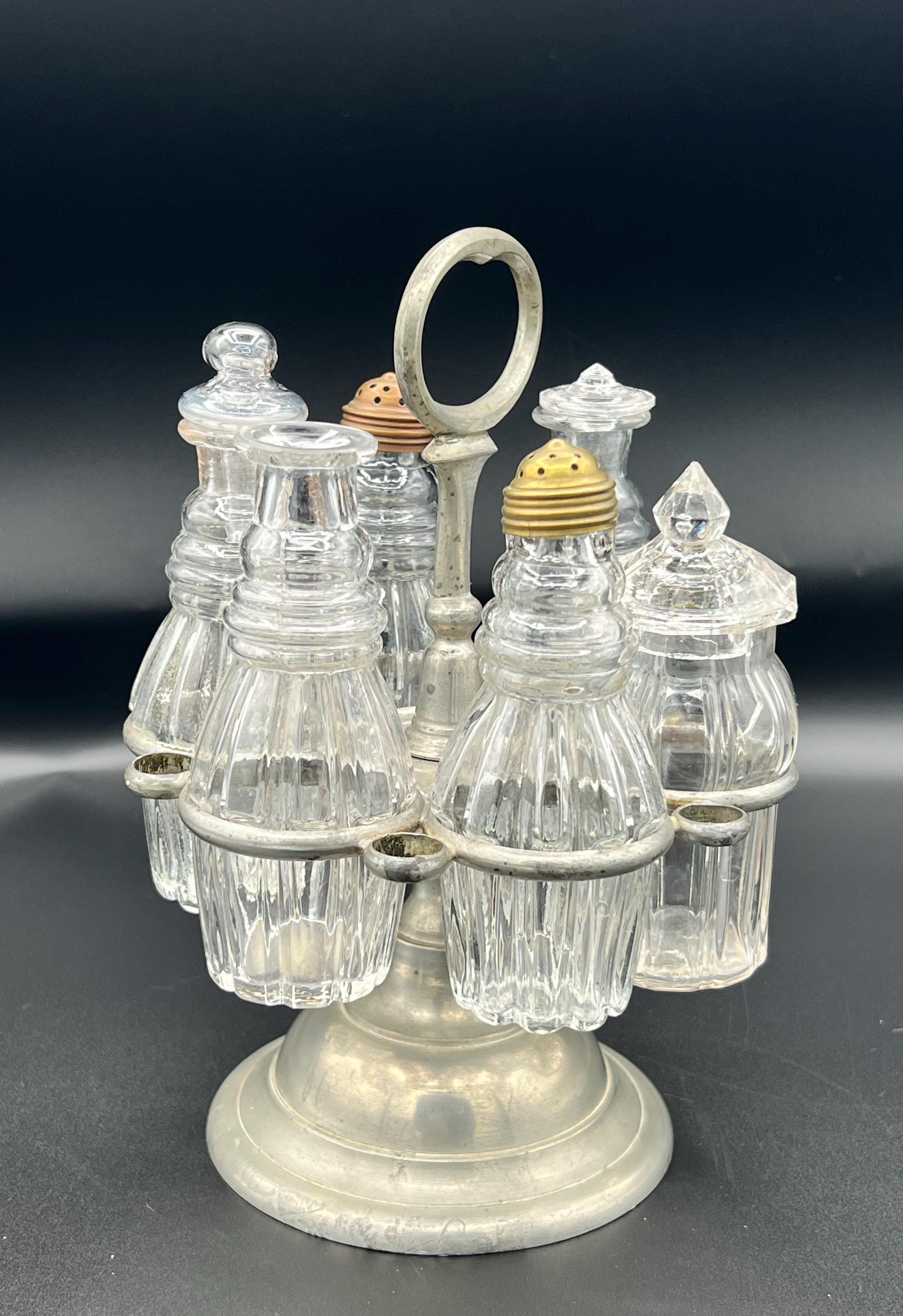 Antique Condiment Set - Etsy