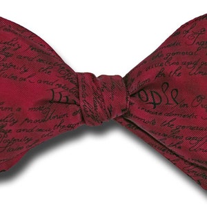 Burgundy Justice Served Bow Tie, Lawyer Bow Tie