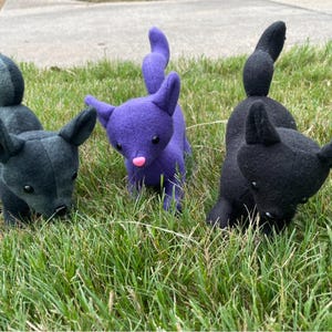 Fleece Scaredy Cat Plushies