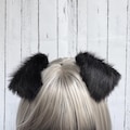 Floppy Puppy Ears and Tail Set, Handmade Faux Fur Dog Headband, Six Color Kemonomimi Cosplay