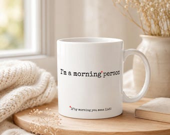 Funny Coffee Mug, Relatable Office Mug, Gift for Coworker, Sarcastic Ceramic Mug, Aesthetic White Mug, Desk Decor