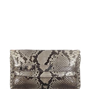 Real Python Leather Wallet : Natural Exotic Skin Money Clips | Handmade Bifold