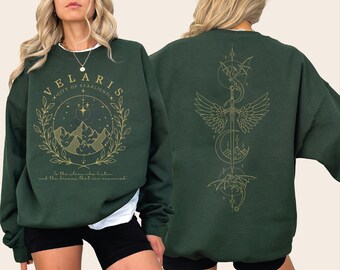 Court of Thorns And Roses Sweatshirt, Acotar Velaris City Starlight Hoodie, shp040