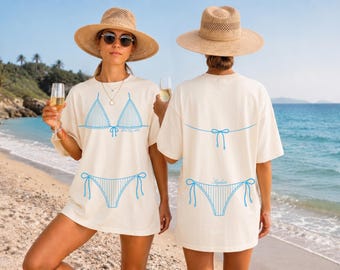 Comfort Colors Coastal Bachelorette Shirt,  Beach and Bikini Party Tee, Girls Trip Tshirt shp034