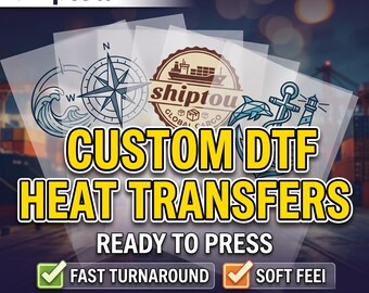 Full Color Heat Transfer, Custom Dtf Transfers prints