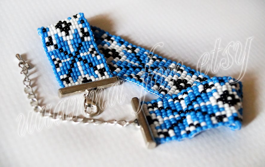 Bracelet With Ukrainian Ornament Etsy