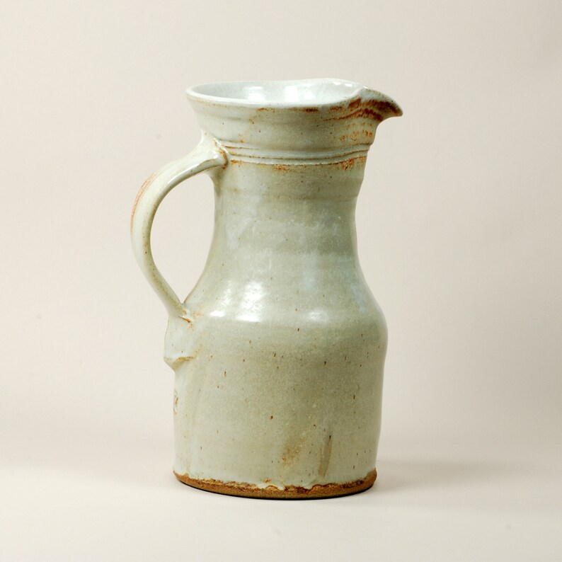 Classic Pitcher in White Glazed Stoneware