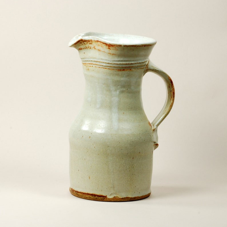 Classic Pitcher in White Glazed Stoneware
