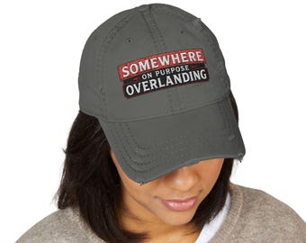 Overlanding Dad Hat, Off Road Adventure Cap, Embroidered Overland Hat, 4x4 Camping Gift, Overlander Trucker Hat, Off-Roading Adjustable Cap
