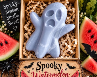 Ghost and goblin soap. Goat milk soap bar. Halloween soap. Halloween decor. Nourishing. Fun soap. Kid friendly soap. Moisturizing skin care