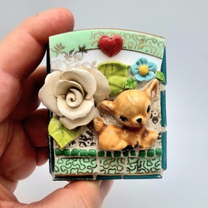 BABY DEER, mosaic wall art, gift, mosaic, mosaic art