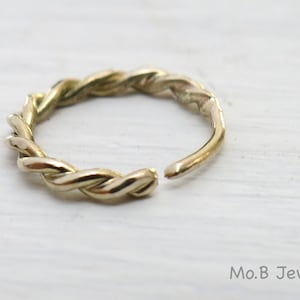 Nose ring, Gold nose ring, Nose hoop, Nose piercings, Boho nose ring, Yellow gold nose ring, Tribal nose ring, Silver nose ring, Delicate