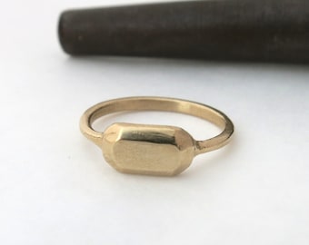 14k Gold ring, Pinky ring, Signet ring, Gold signet ring, Signet ring women, Gold pinky ring, Pinky ring for women, Men pinky ring, Solid