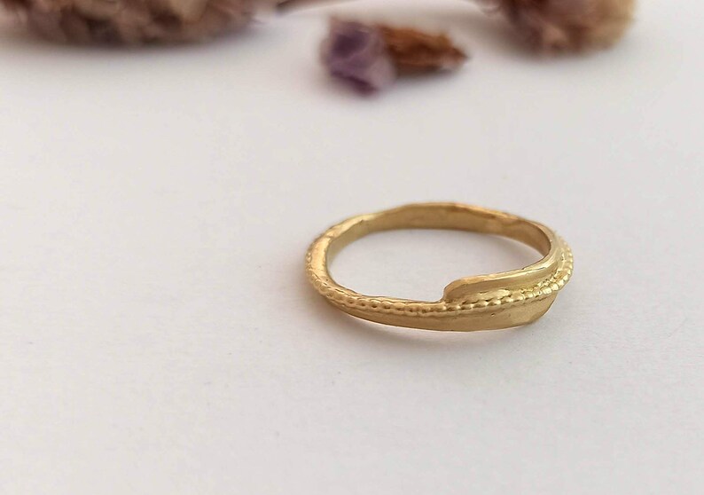 boho wedding band