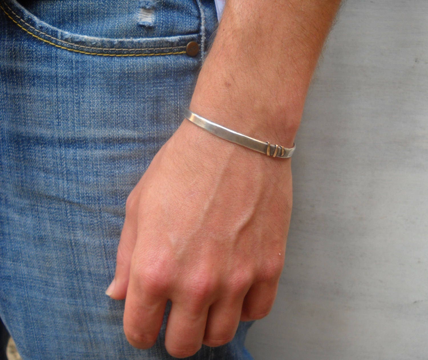 Jeans bracelet best sale silver