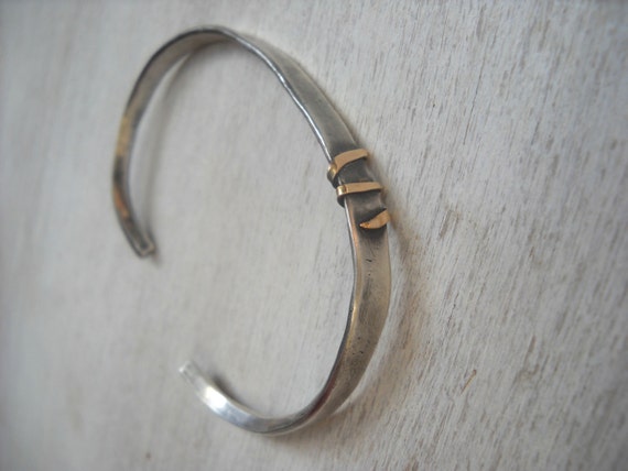 Buy Silver and Gold Bracelet. Men