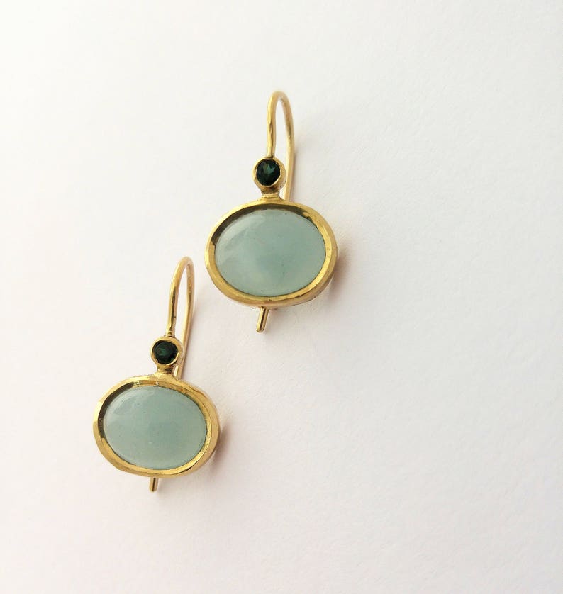 Gold Earrings 14k Drop Earrings Gold Drop Earrings Etsy