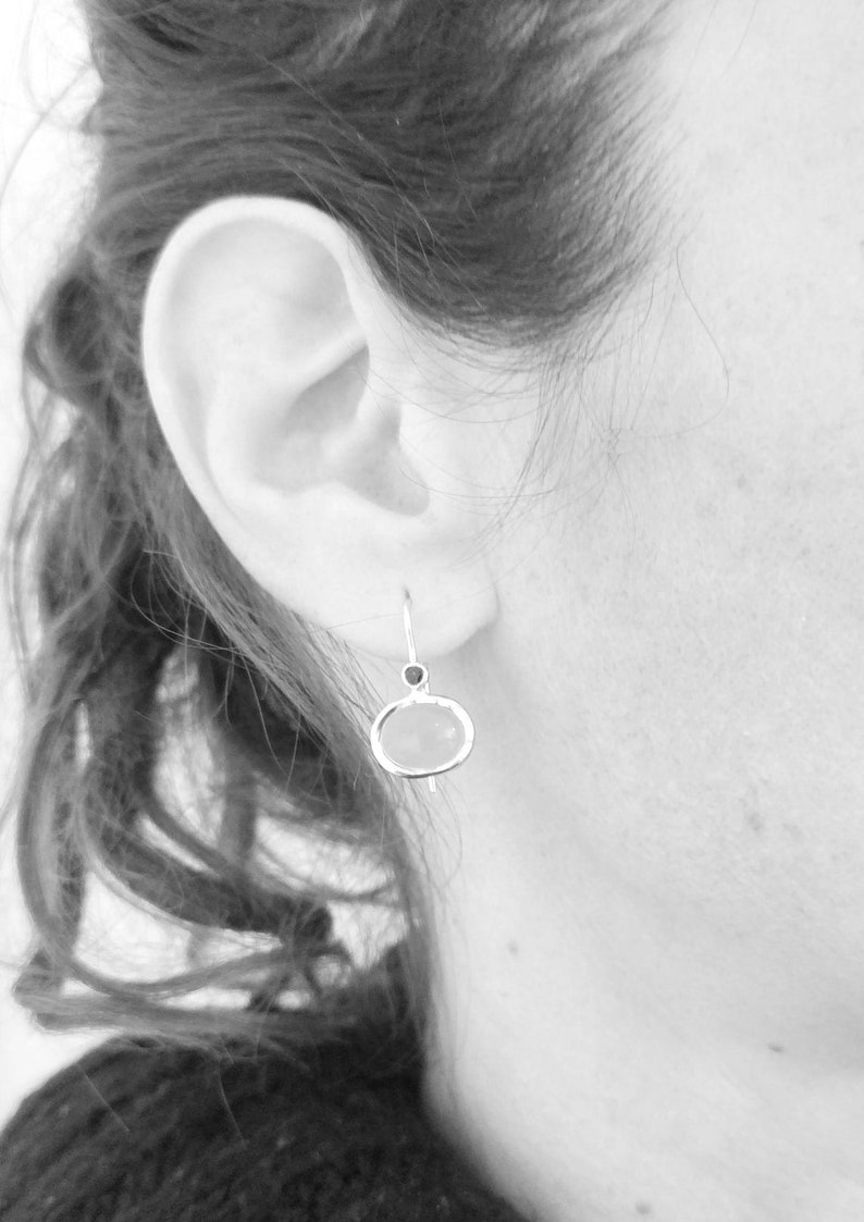 Drop aquamarine earrings 14k gold earrings Gemstone Etsy