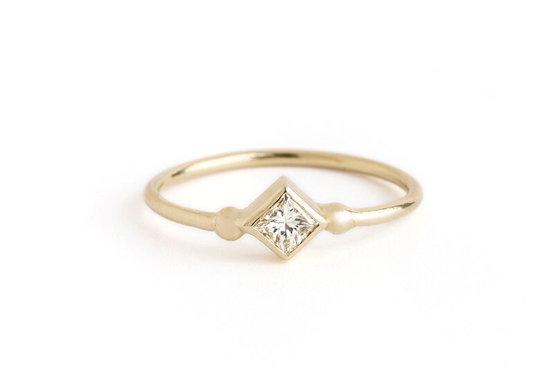 Engagement Ring Diamond Ring Engagement Set Unique Gold - Etsy Israel