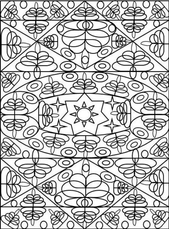 items similar to pen illustration printable coloring page zentangle
