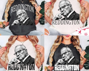Kevin Reddington PNG, Reddington Portrait Png, Lindsay Clancy Png, Crime Drama Shirt Design, Black n White Shirt Graphic Digital Download