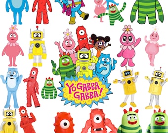 Five Friendly Monsters PNG Bundle, Preschool Series PNG Bundle, Retro Kids Party Characters PNG, Musical Season Png Designs, Kids Shirt Png