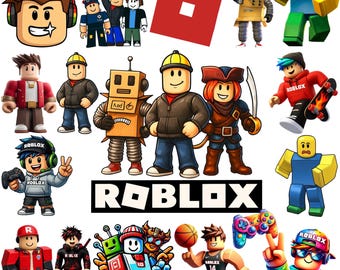 Paquete de imágenes PNG de Roblox, diseños de camisetas de Roblox en PNG, presión en Roblox, imágenes PNG de Roblox, chicas de Roblox, imágenes prediseñadas de Roblox, descarga digital, imágenes PNG para sublimación