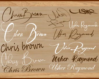 Zestaw podpisów Chrisa Browna w formacie PNG, zestaw podpisów Ushera Raymonda w formacie PNG (do pobrania cyfrowego), trasa koncertowa R&B 2026 PNG, Raymond i Brown