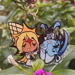 Chaveiro de 7,6 cm CRK Shadow Vanilla/Pure Milk Chibi Fandom Ship