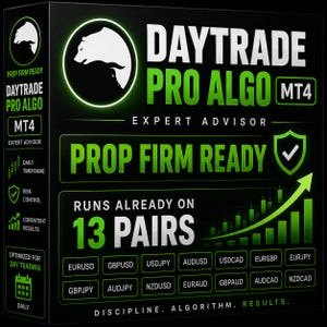 Daytrade Pro Algo EA MT4 - Trading bot V3.3 for Multiple Forex Pairs - Timeframe